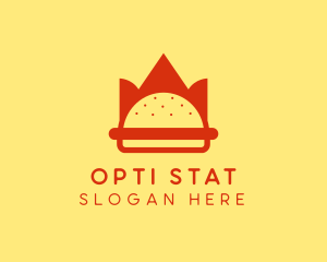 Spicy Burger Crown   logo design