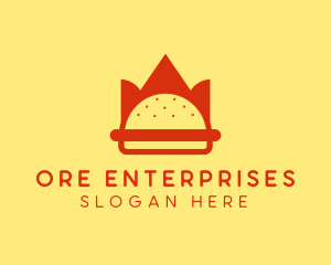 Burger Crown Restaurant   logo design