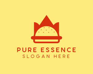 Spicy Burger Crown   logo design