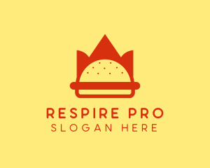 Spicy Burger Crown   logo design