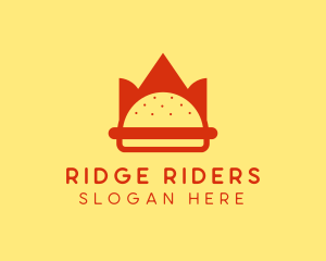 Spicy Burger Crown   logo design