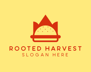 Spicy Burger Crown   logo design