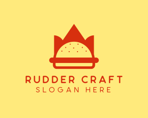 Spicy Burger Crown   logo design