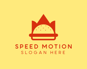 Spicy Burger Crown   logo design