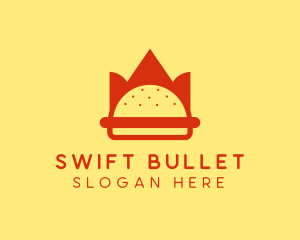 Spicy Burger Crown   logo design