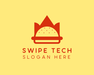 Spicy Burger Crown   logo design