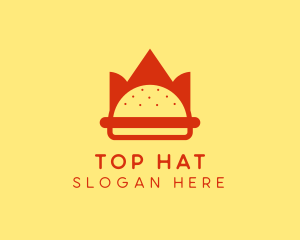 Spicy Burger Crown   logo design