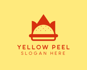 Spicy Burger Crown   logo design