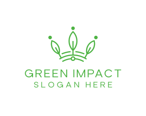 Green Leaf Tech Crown logo