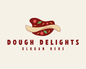 Pizza Dough Sauce logo design