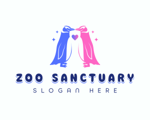 Little Penguin Lovers logo design