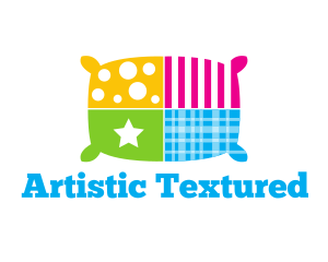 Colorful Textile Pillow logo design