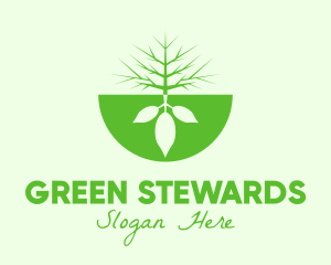 Green Ecology Arborist logo design