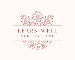 Floral Wellness Spa logo design