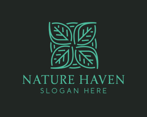 Nature Leaves Gardening logo design