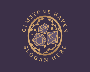 Diamond Gemstone Jewelry  logo design