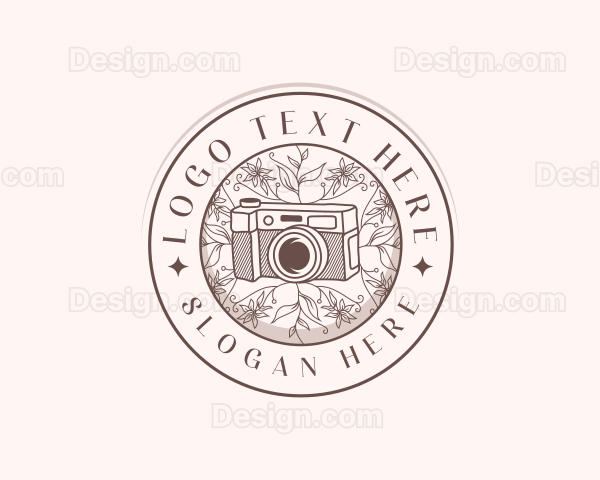 Floral Camera Studio Logo