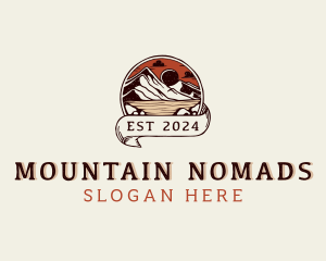 Mountain Outdoor Adventure logo design