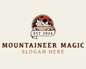 Mountain Outdoor Adventure logo design