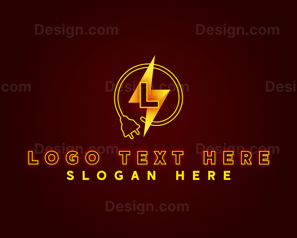 Electrical Power Plug Logo