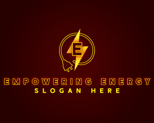 Electrical Power Plug logo design