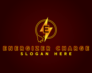 Electrical Power Plug logo design