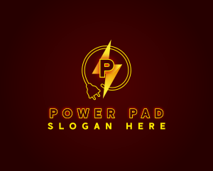 Electrical Power Plug logo design