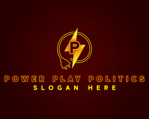 Electrical Power Plug logo design