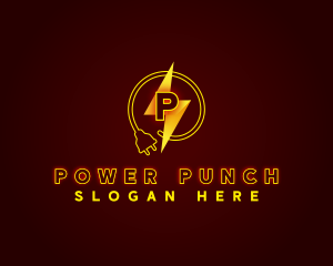 Electrical Power Plug logo design