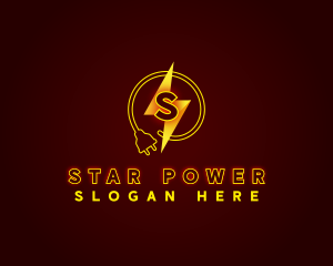 Electrical Power Plug logo design