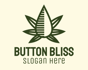 Marijuana Hemp Oil Extract logo design