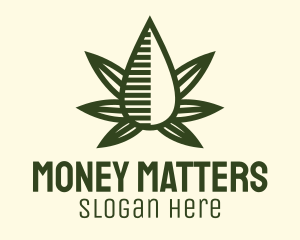 Marijuana Hemp Oil Extract logo design