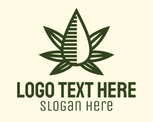 Sugar - Marijuana Hemp Oil Extract logo design