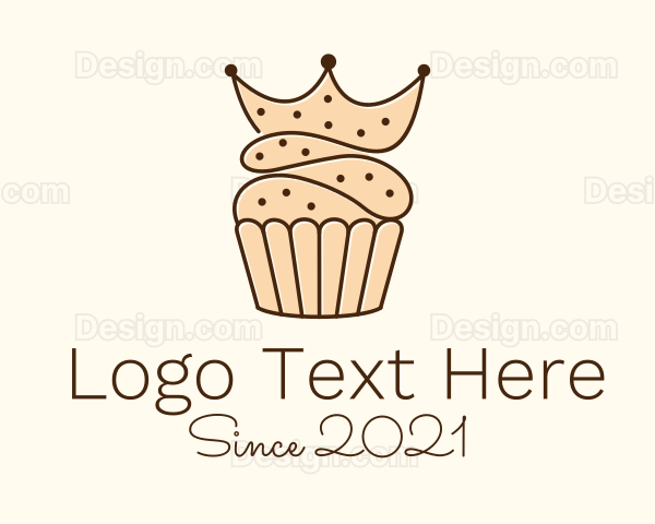 Cupcake Mix Crown Logo