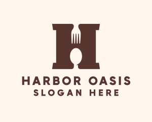 Restaurant Letter H logo design