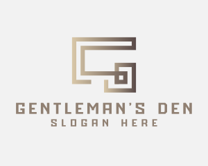 Elegant Modern Labyrinth Letter G logo design