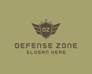 Military Rank Insignia Shield logo design