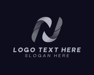 Creative Advertising Letter N logo design
