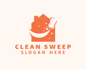 House Soap Cleaning logo design