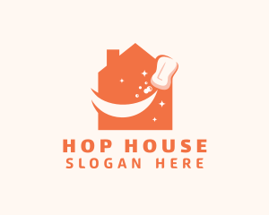 House Soap Cleaning logo design