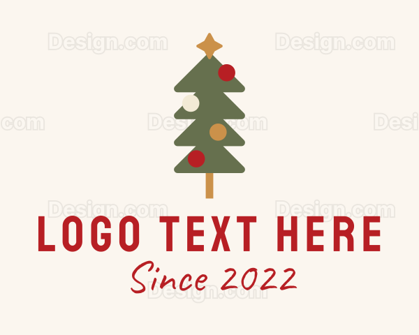 Xmas Tree Ornament Logo