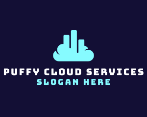 Cloud Building Sky logo design