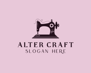 Seamstress Sewing Alteration logo design