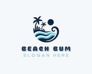 Ocean Waves Resort logo design