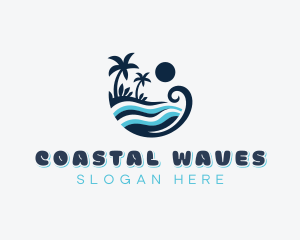 Ocean Waves Resort logo design