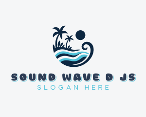 Ocean Waves Resort logo design