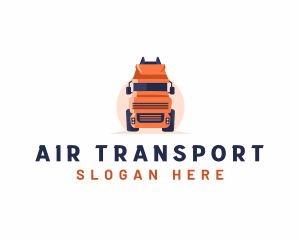 Trucking Haulage Transport logo design