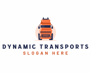 Trucking Haulage Transport logo design