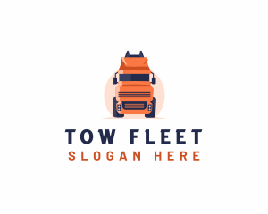 Trucking Haulage Transport logo design