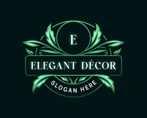 Elegant Floral Decor logo design